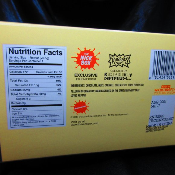 Rugrats Reptar Bar Plush Toy Culturefly Nick Box EXCLUSIVE FALL 2017 - Picture 4 of 14